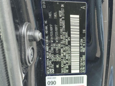 2020 Toyota Sienna L 7 Passenger