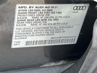 2022 Audi Q7 45 Premium quattro
