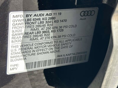 2020 Audi Q7 quattro