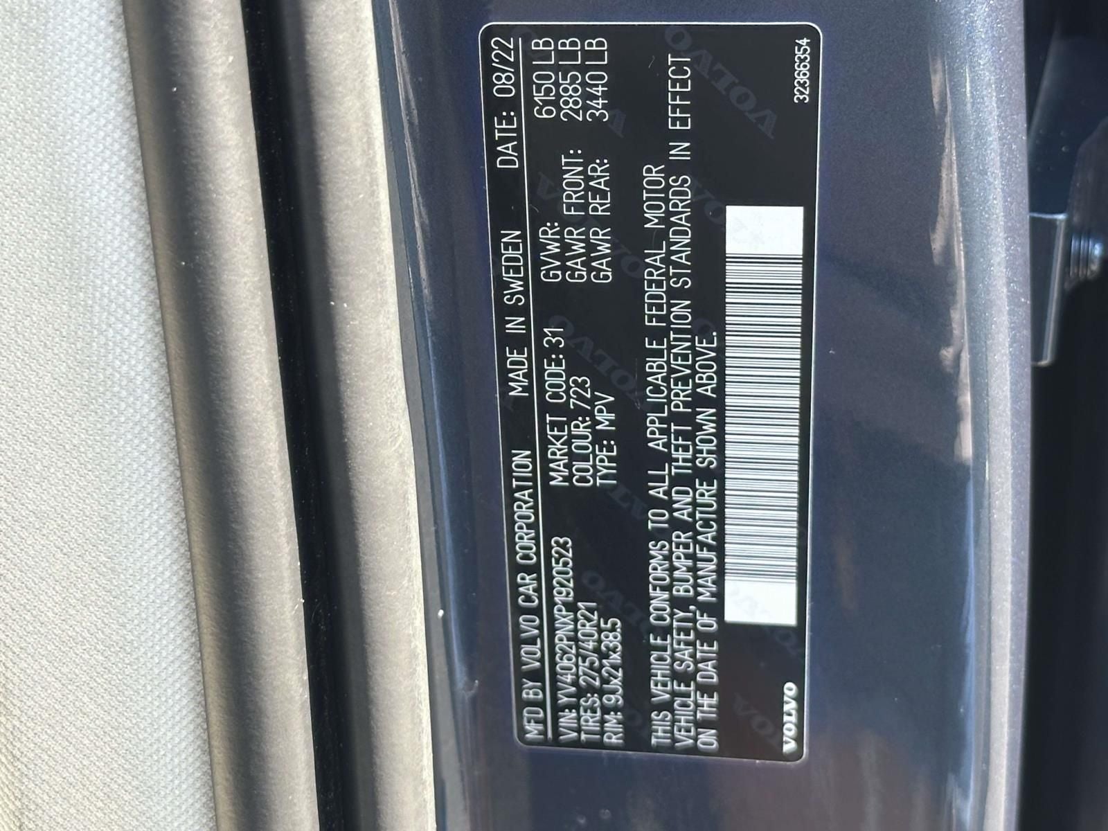 2023 Volvo XC90 B6 Plus 7-Seater