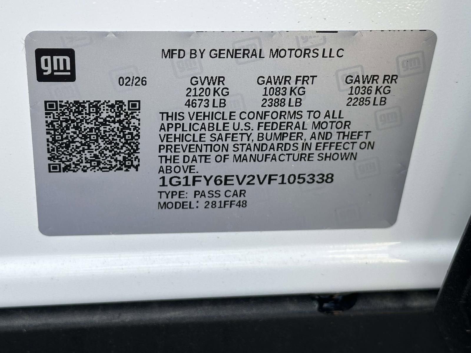 2027 Chevrolet Bolt LT