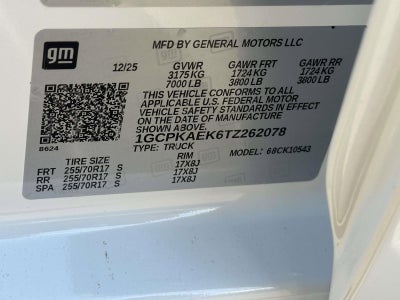 2026 Chevrolet Silverado 1500 WT