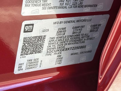 2026 Chevrolet Silverado 1500 LTZ