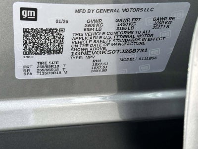 2026 Chevrolet Traverse LT