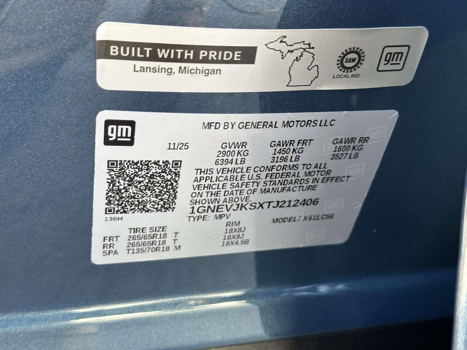 2026 Chevrolet Traverse Z71