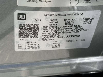 2026 Chevrolet Traverse RS