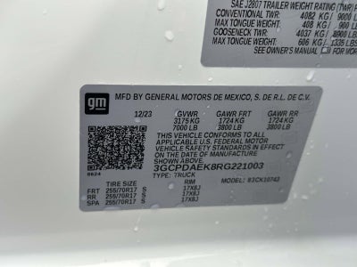 2024 Chevrolet Silverado 1500 WT