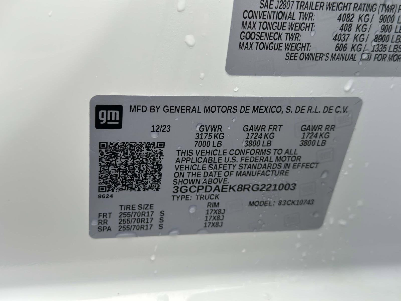 2024 Chevrolet Silverado 1500 WT