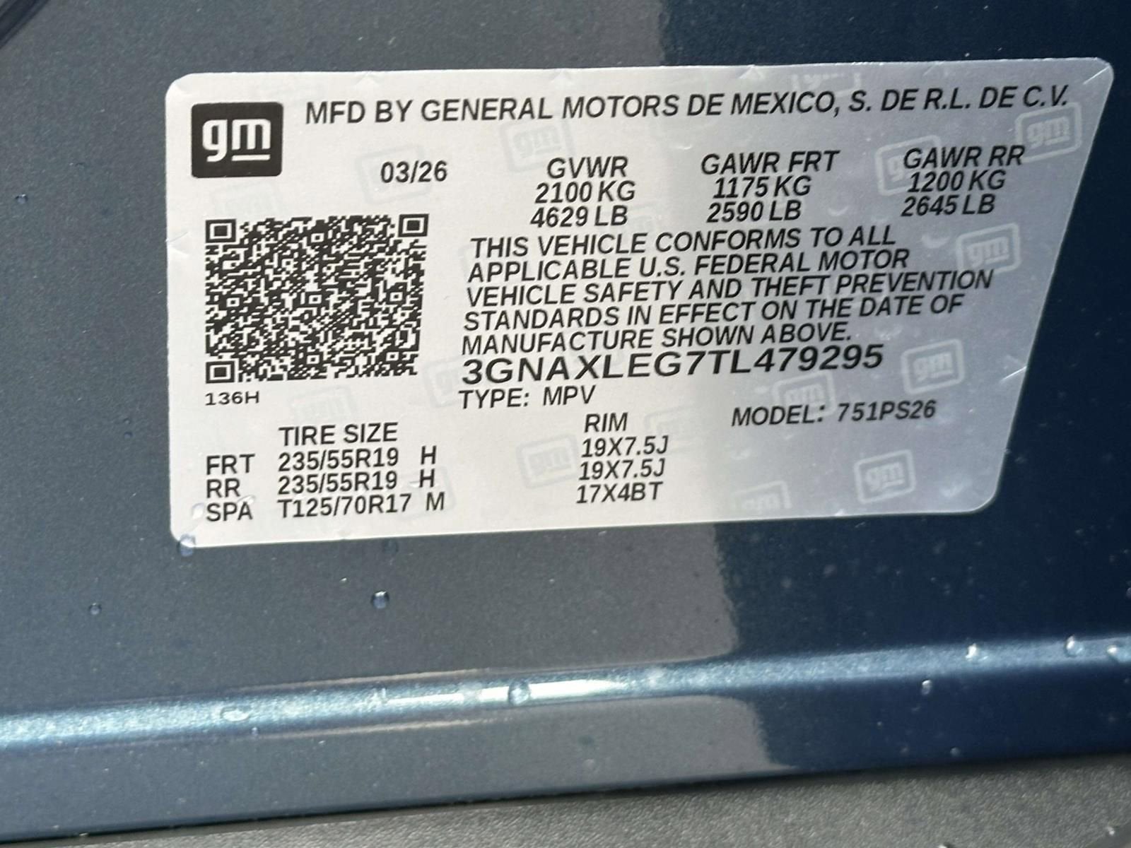 2026 Chevrolet Equinox RS