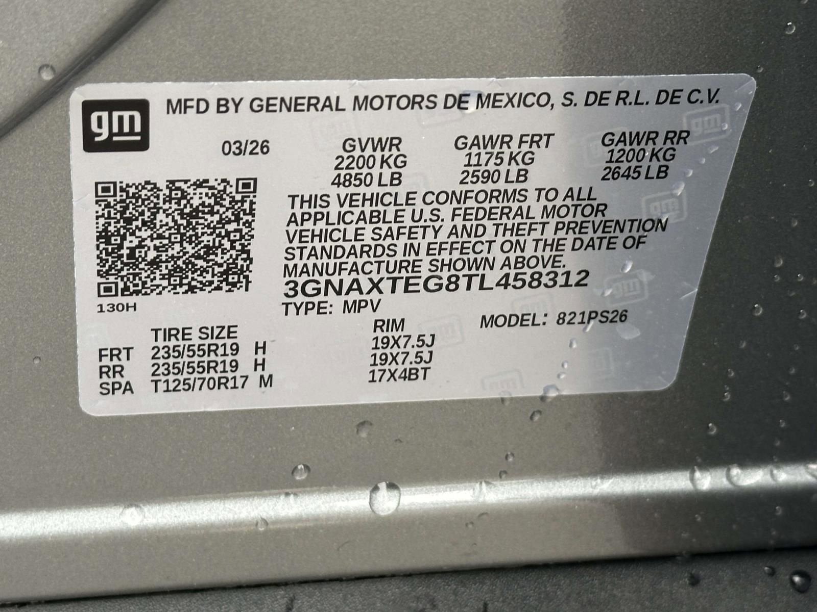 2026 Chevrolet Equinox RS
