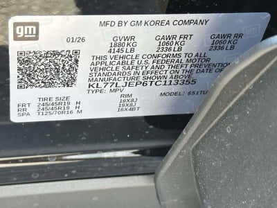 2026 Chevrolet Trax 2RS